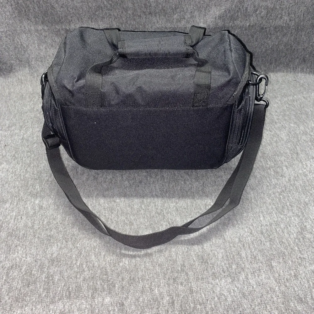 CADeN‎ Camera Bag Case Shoulder Strap Large Black Red Pockets Nikon Canon Sony